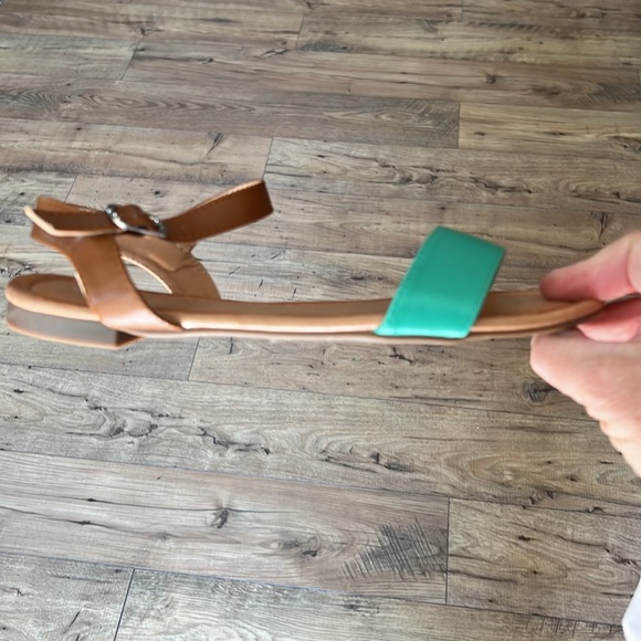 Mint Green Flat Sandal - Picture 2 of 2